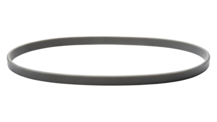 Exercise Band on White Background for Fitness Training and Physical Therapy