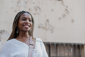 Portrait of beautiful young woman