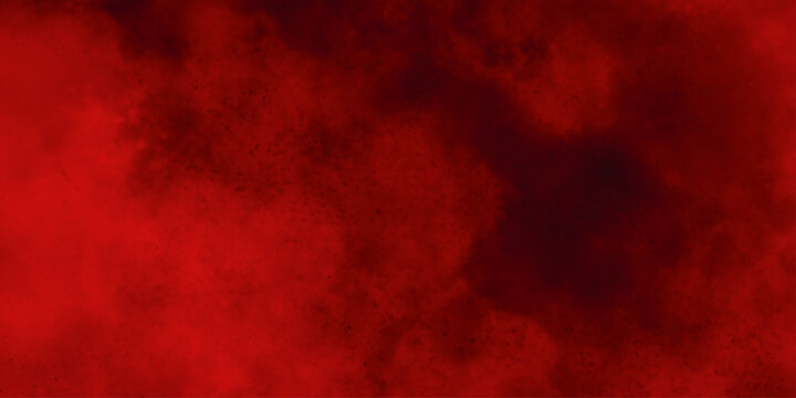 Red steam on a black background. Abstract black and red fantasy watercolor background abstract fire flame grunge texture background . mysterious flowing digital particles of red clouds grunge .