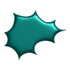 3d speech bubble Blank empty message box Textbox frame for banners, price tags, stickers, design