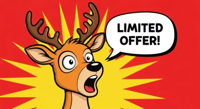 Surprised Deer Announces an Exciting Limited Time Offer