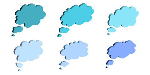 3d speech bubble Blank empty message box Textbox frame for banners, price tags, stickers, design