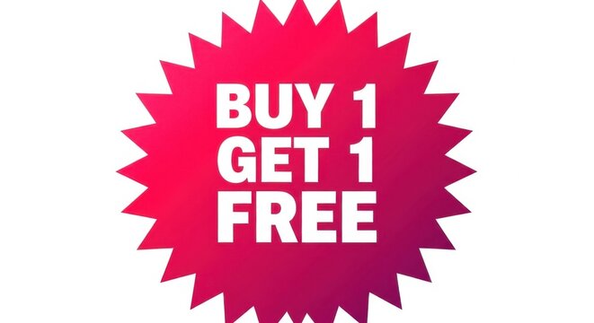 Buy One Get One Free Special Offer Promotion