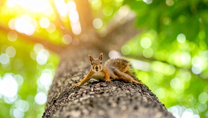 Close-Up Detail of a Squirrel