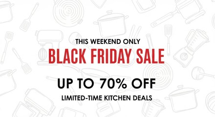 Limited-Time Black Friday Kitchen Deals Up To 70 Percent Off
