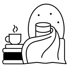 Egg wrapped in a blanket