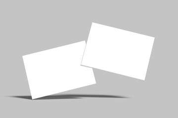 A5 Landscape Flyer Blank Mockup