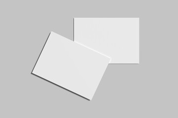 A5 Landscape Flyer Blank Mockup