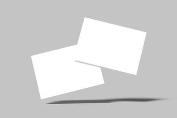 A5 Landscape Flyer Blank Mockup