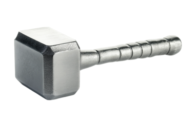 Collection of short hammers displayed together emphasizing heavy duty handle and professional tool design isolated on transparent background PNG