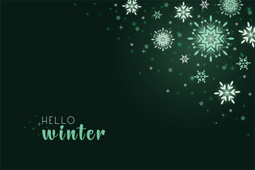 Stars_16A stylish winter greeting background with glowing snowflakes, elegant typography, and soft sparkling lights. Perfect for holiday cards, seasonal banners, festive templates, and modern winter d