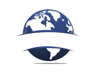 globe on white background.eps