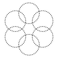 floral outline patterns