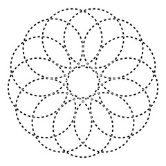 floral outline patterns