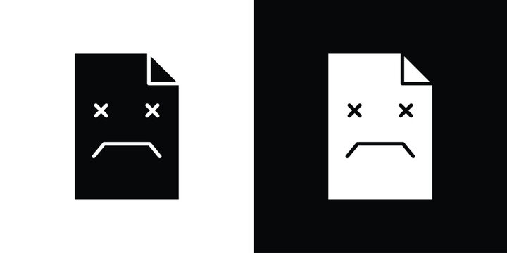 Broken Image icon design concept. vector flat icons