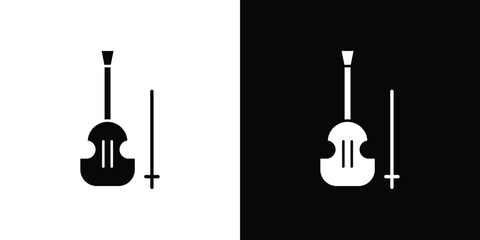 Cello icon design concept. vector flat icons © Bsbd