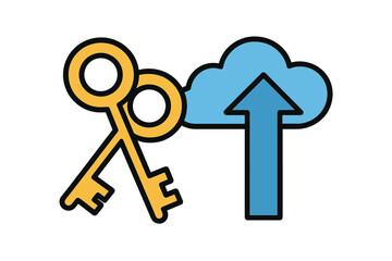 Digital access keys protecting sensitive information during secure transfer to remote storage