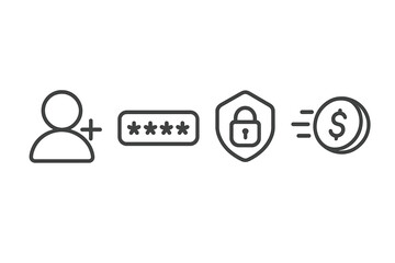 Secure user authentication and protected financial transaction flow