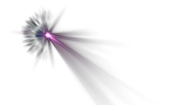 Radiant starburst effect for modern presentations and creative projects, adding a touch of magic and wonder with its vibrant purple glow and captivating luminosity, perfect for digital art - Powered by Adobe