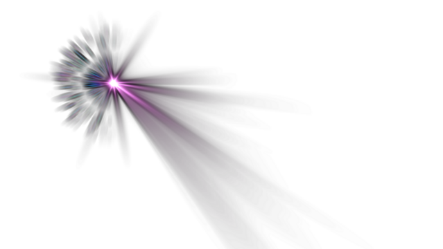 Radiant starburst effect for modern presentations and creative projects, adding a touch of magic and wonder with its vibrant purple glow and captivating luminosity, perfect for digital art