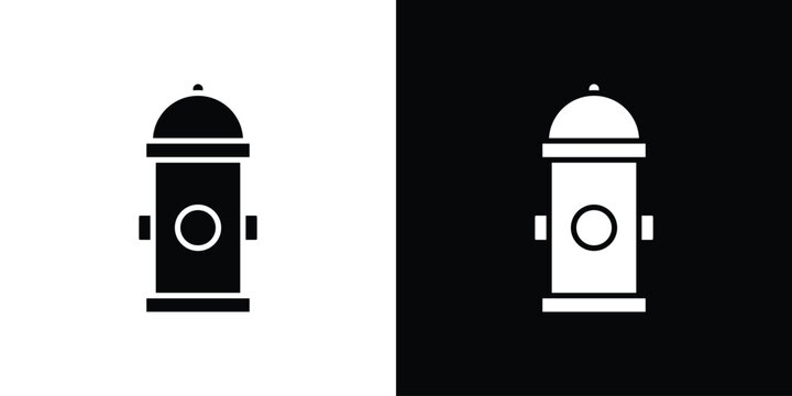 Fire hydrant icon design concept. vector flat icons