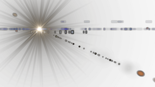 Radiant sunbeams burst forth, casting a warm glow and creating a captivating lens flare effect perfect for adding a touch of drama and visual interest to creative projects instantly