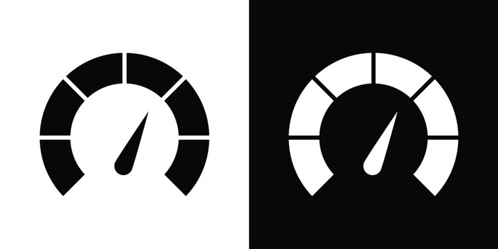 Gauge icon design concept. vector flat icons