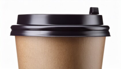 blank take away coffee cup isolated on white background