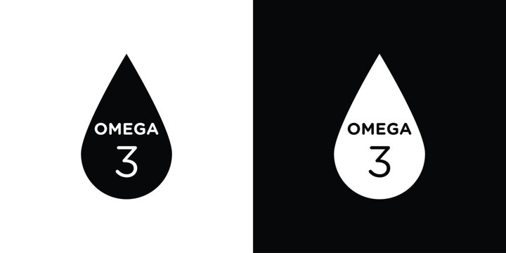 Omega icon design concept. vector flat icons
