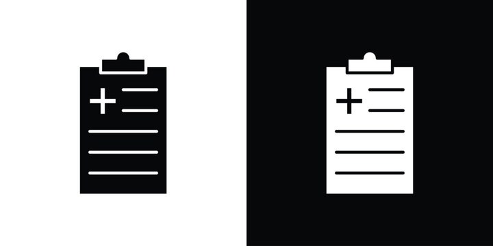 Prescription icon design concept. vector flat icons