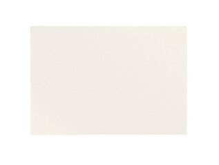 Blank offwhite paper with torn edges