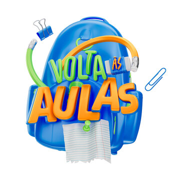 Volta &agrave;s Aulas Selo 3D Economia Oferta PNG