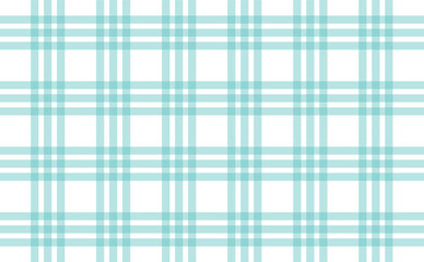 Plaid pattern in soft pastel hues. Tartan texture for spring picnic table cloth, shirts, plaid, clothes, dresses, blankets, paper. Simple vector cloth.
