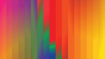 Vibrant Rainbow Gradient Background with Vertical Color Flow &ndash; Bold Multicolor Abstract Spectrum Wallpaper for Modern Design