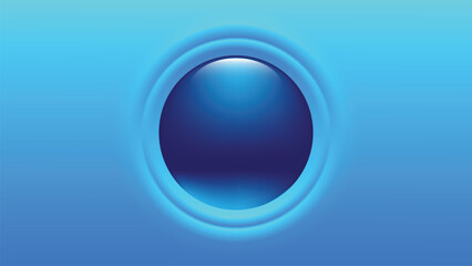 Modern Blue Gradient Sphere Design