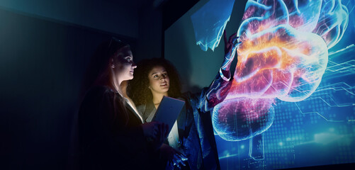 Ai using. Business team using technology artificial intelligence with digital Ai assistant. Futuristic innovation AI technology collaboration and biz ideas for future. Business Tech Startup meeting.