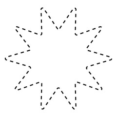 Star outline patterns 