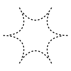 Dot outline patterns 