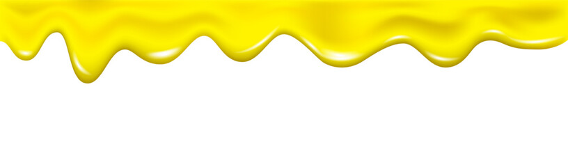 Caramel syrup, beer splash or golden sauce drips.