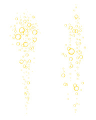 Effervescent drink, realistic soda.