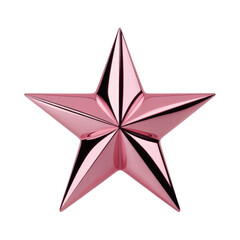 Obraz premium Rose gold star