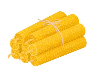 Handmade Beeswax Candles - Natural, Eco-Friendly, and Beautiful.