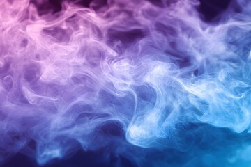 Abstract smoke background with purple and blue color gradient for graphic design and wallpaper use