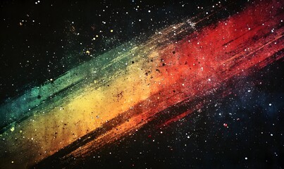 Colorful space galaxy nebula cosmic background with stars and vibrant abstract art design style