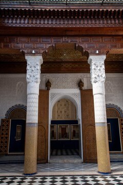 El Badi palace doorway Maroc