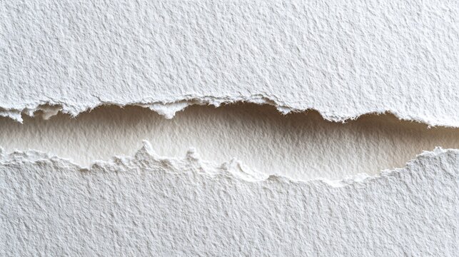 A cotton paper with deckled edges, artistic minimal backdrop
