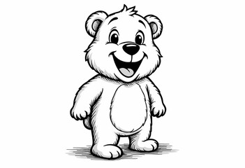 Obraz premium Cute Bear Illustration 4