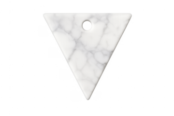 Triangle marble cutting board kitchen utensil with hole