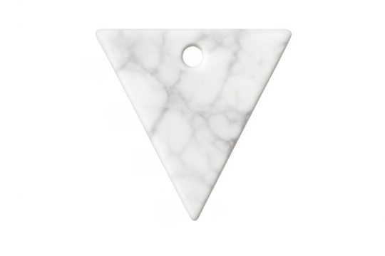 Triangle marble cutting board kitchen utensil with hole