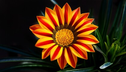 Vibrant Gazania Flower In Full Bloom